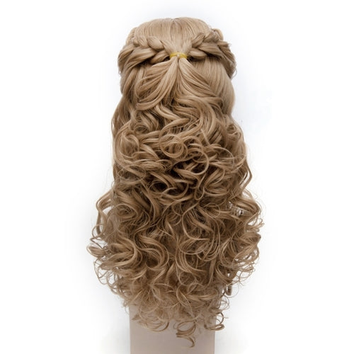 Anime 65cm Blonde Mix Wavy Long Central Part