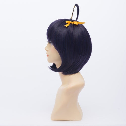 Anime Takanashi Rikka Mix Black Purple Short
