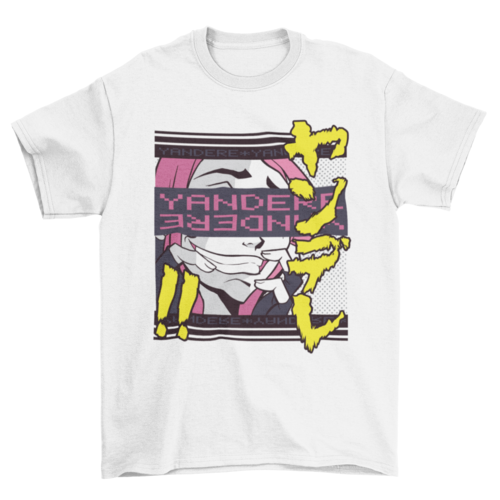 Yandere girl t-shirt design