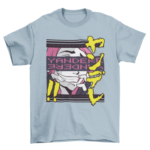 Yandere girl t-shirt design