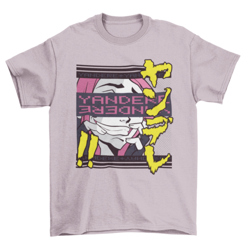 Yandere girl t-shirt design