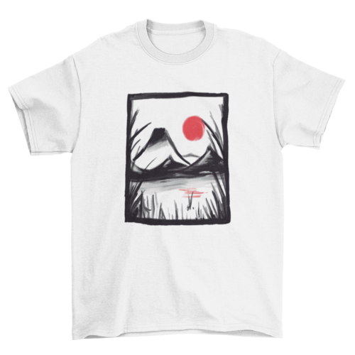 Zen landscape  t-shirt