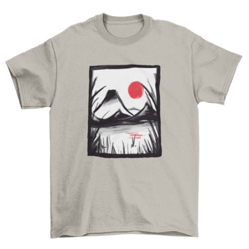 Zen landscape  t-shirt
