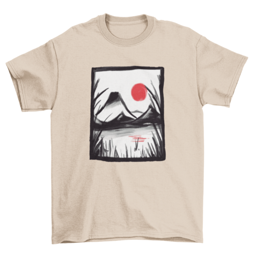 Zen landscape  t-shirt