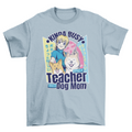 Girl with dogs anime t-shirt