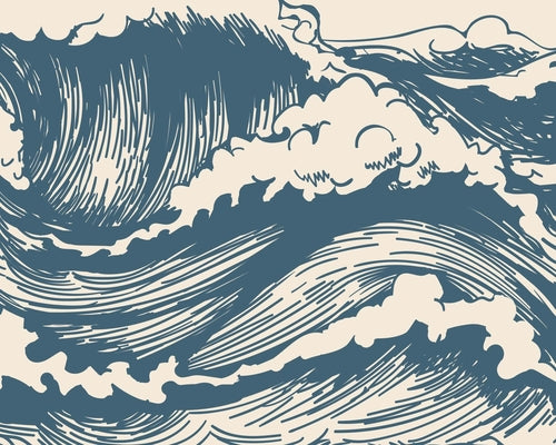 Great Wave Wallpaper Mural