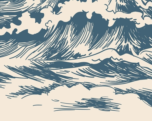 Great Wave Wallpaper Mural