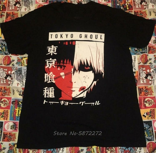 Tokyo Ghoul Anime Manga T Shirt Funimation Kaneki Ken Cartoon Nice